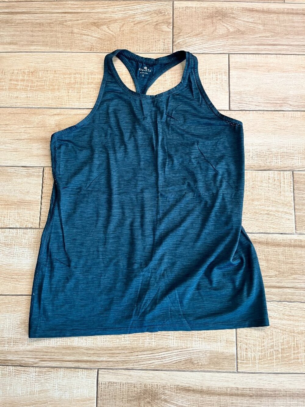 Womens Athleta Blue Racerback Tank - L